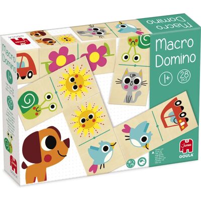 Goula 1110700206 Domino Enfant en Bois - 28 Pièces - Publicité Goula 1110700206 Domino Enfant en Bois - 28 Pièces - Publicité