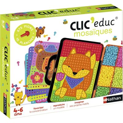 Kit Mosaïque Nathan Clic'Educ - Activité Éducative pour Enfants - Publicité Kit Mosaïque Nathan Clic'Educ - Activité Éducative pour Enfants - Publicité