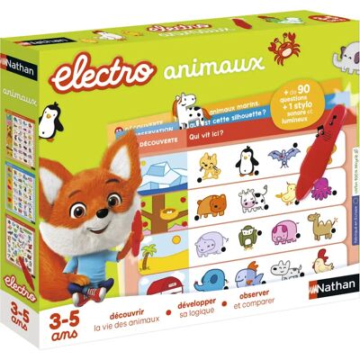 Electro Nathan - Gra Planszowa Zwierzęta - Efekty Dźwiękowe Electro Nathan - Gra Planszowa Zwierzęta - Efekty Dźwiękowe