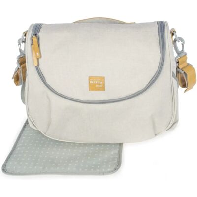 Beżowa torba na pieluchy Walking Mum z matą do przewijania - Rodzaj produktu Beżowa torba na pieluchy Walking Mum z matą do przewijania - Rodzaj produktu