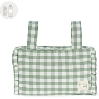 Walking Mum Remy Vichy Organisateur de Poussette - 32x17x12cm Walking Mum Remy Vichy Organisateur de Poussette - 32x17x12cm
