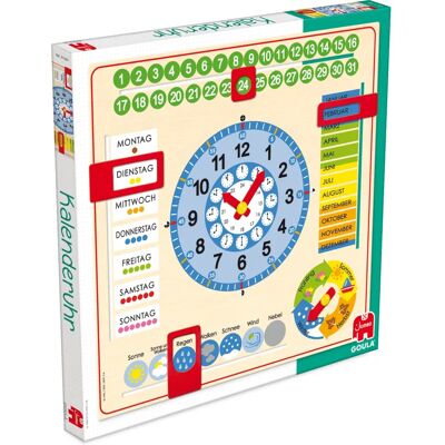Goula 51309 Lernspielzeug - Holz-Kalender-Uhr Goula 51309 Lernspielzeug - Holz-Kalender-Uhr
