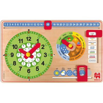 Goula 51315 Utbildningsleksak - Kalenderklocka Goula 51315 Utbildningsleksak - Kalenderklocka