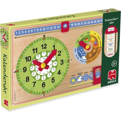 Goula Modell 51319 Lernspiel Kalenderuhr - Lehrspielzeug Goula Modell 51319 Lernspiel Kalenderuhr - Lehrspielzeug