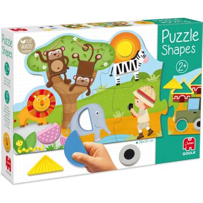 Goula Safari Puzzel - 19 st, Hout, voor 2+ jaar Goula Safari Puzzel - 19 st, Hout, voor 2+ jaar