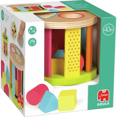 Goula Houten Puzzel Trommel 16x16 cm - Educatief Speelgoed Goula Houten Puzzel Trommel 16x16 cm - Educatief Speelgoed