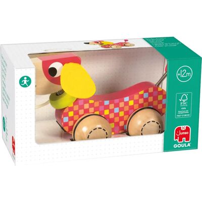 Goula 53459 Jouet à tirer et pousser - Jouet en bois pour enfants Goula 53459 Jouet à tirer et pousser - Jouet en bois pour enfants