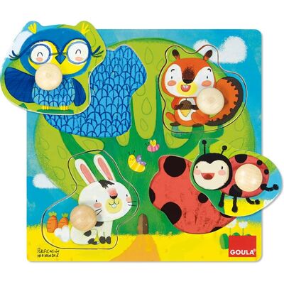 Goula Modelo Animales del Bosque Puzzle - Puzzle Goula Modelo Animales del Bosque Puzzle - Puzzle