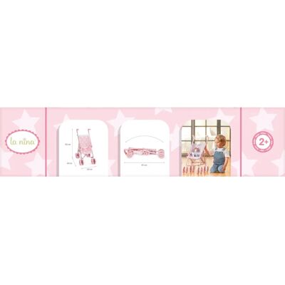 La Nina Modelo 60405 Carrito de muñecas - Accesorio para muñecas La Nina Modelo 60405 Carrito de muñecas - Accesorio para muñecas