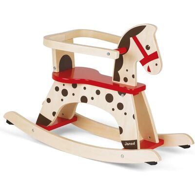 Janod J05984 Caballo de balancín de madera - Diseño tradicional - 1+ años Janod J05984 Caballo de balancín de madera - Diseño tradicional - 1+ años