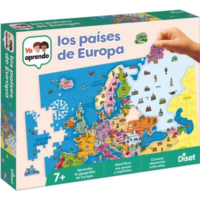 Diset 68947 Puzzel - Europa Kaart 125 stuks Educatief Spel Diset 68947 Puzzel - Europa Kaart 125 stuks Educatief Spel