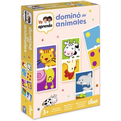 Diset 68956 Domino Animaux - Jeu de Société - Publicité Diset 68956 Domino Animaux - Jeu de Société - Publicité