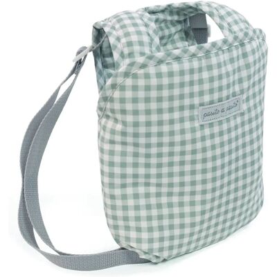 Pasito a Pasito Mochila Porta-Bebés - Verde - Para muñecas 30-46 cm Pasito a Pasito Mochila Porta-Bebés - Verde - Para muñecas 30-46 cm