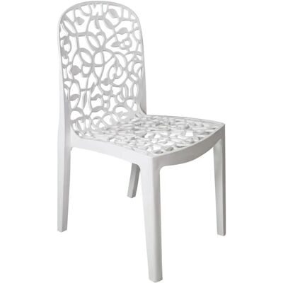 Set di Sedie da Giardino Bianche SP Berner - Resistente UV - Design Moderno Set di Sedie da Giardino Bianche SP Berner - Resistente UV - Design Moderno