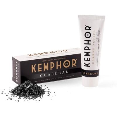 Kemphor 1918 Crema Dental Carbón - Blanqueadora, Baja Abrasividad, Ingredientes Naturales Kemphor 1918 Crema Dental Carbón - Blanqueadora, Baja Abrasividad, Ingredientes Naturales