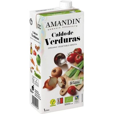 Sopa de Verduras Amandin - Caldo Vegetal Sopa de Verduras Amandin - Caldo Vegetal