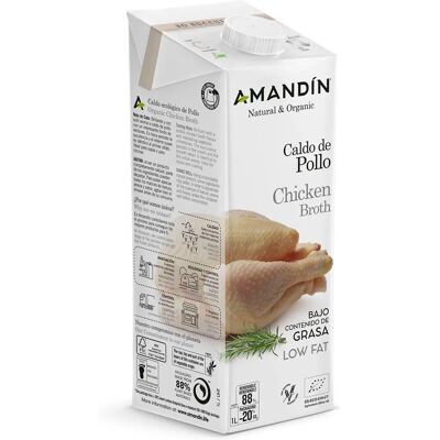 Amandin Sopa de Pollo - 1L - Caldo de pollo Amandin Sopa de Pollo - 1L - Caldo de pollo