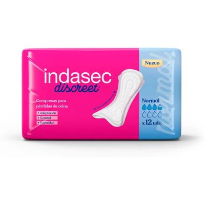 Absorbentes de Incontinencia Normal Discretos Indasec - Protectores Absorbentes de Incontinencia Normal Discretos Indasec - Protectores