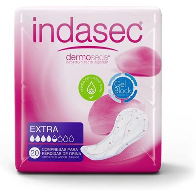 Indasec Dermoseda Incontinentie Pads - 20 Stuks Indasec Dermoseda Incontinentie Pads - 20 Stuks