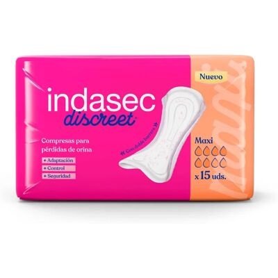 Indasec Diszkrét Maxi - Inkontinencia betétek Indasec Diszkrét Maxi - Inkontinencia betétek