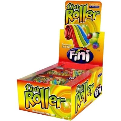 Confectionery Trading Company Fini Roller Ceintures Bonbons Saveurs Fruitées Snack Interactif - Publicité Confectionery Trading Company Fini Roller Ceintures Bonbons Saveurs Fruitées Snack Interactif - Publicité