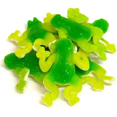 Caramelle Gommose a Forma di Rana di Fini - 1kg Senza Glutine Caramelle Gommose a Forma di Rana di Fini - 1kg Senza Glutine