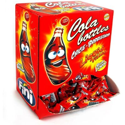 Fini Cola Chewing-gum REMPLI Liquide - Bonbons Rétro - 200 pièces - Publicité Fini Cola Chewing-gum REMPLI Liquide - Bonbons Rétro - 200 pièces - Publicité