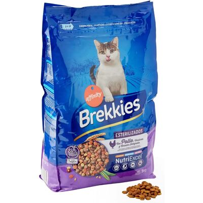 Brekkies Excel Frango e Legumes Ração para Gatos - 3kg Brekkies Excel Frango e Legumes Ração para Gatos - 3kg