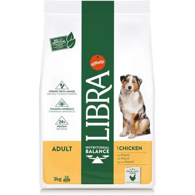 Libra Perro Adulto Pollo - Comida para perros - 3 kg Libra Perro Adulto Pollo - Comida para perros - 3 kg