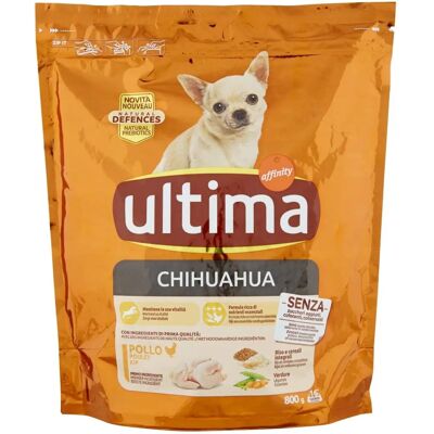 Ultima Nourriture Chien Chihuahua Poulet 800g - Publicité Ultima Nourriture Chien Chihuahua Poulet 800g - Publicité