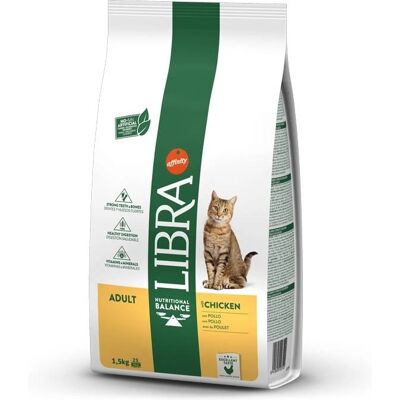 Ração para Gatos Libra Adulto - Frango e Arroz Ração para Gatos Libra Adulto - Frango e Arroz