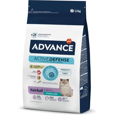 Advance Hairball Peru e Cevada - Ração para Gatos 1,5kg Advance Hairball Peru e Cevada - Ração para Gatos 1,5kg