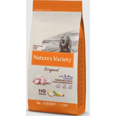 Nourriture pour chiens sans céréales à la dinde Nature's Variety - 12kg - Publicité Nourriture pour chiens sans céréales à la dinde Nature's Variety - 12kg - Publicité