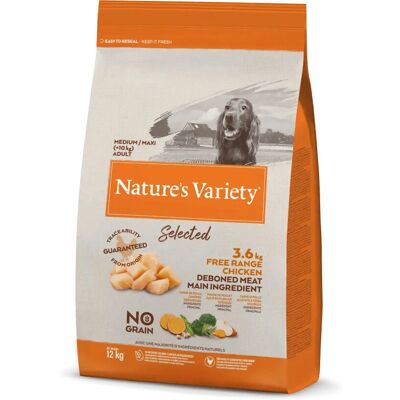 Nature's Variety 12 kg Hondenvoer - Graanvrij, Kip, Gezond & Natuurlijke ingrediënten Nature's Variety 12 kg Hondenvoer - Graanvrij, Kip, Gezond & Natuurlijke ingrediënten