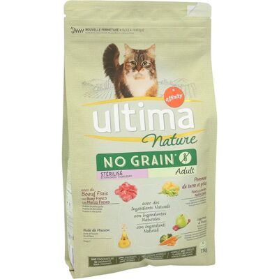 Affinity Ultima Ultima Nature Sem Grãos - Carne de Boi - Controle de Peso - Ração para Gatos Affinity Ultima Ultima Nature Sem Grãos - Carne de Boi - Controle de Peso - Ração para Gatos