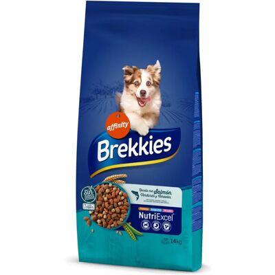 Nourriture pour chiens au saumon Brekkies - 2 x 14 kg - Aliment complet Nourriture pour chiens au saumon Brekkies - 2 x 14 kg - Aliment complet
