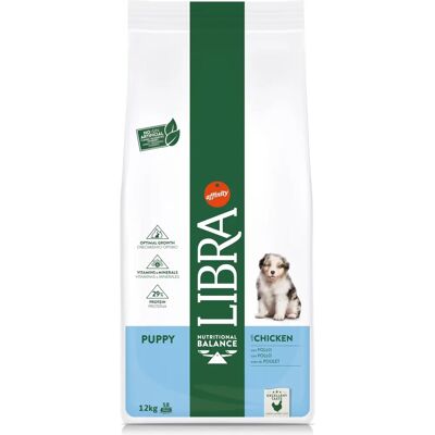 Nourriture pour Chiots Libra Poulet Riz - 12 KG - Publicité Nourriture pour Chiots Libra Poulet Riz - 12 KG - Publicité