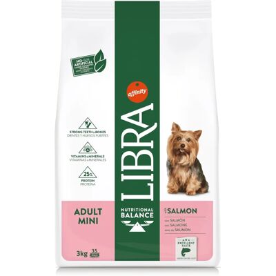 Ração para Cães Libra Mini Salmão - Nutrição Completa para Raças Pequenas Ração para Cães Libra Mini Salmão - Nutrição Completa para Raças Pequenas