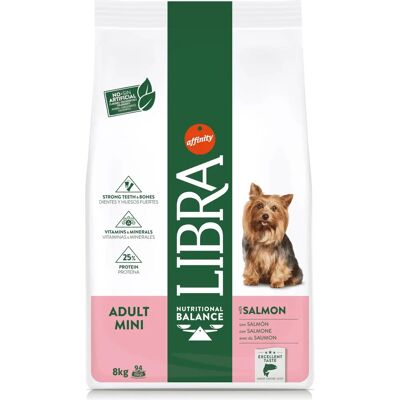 Libra Chien Mini Saumon - Nourriture Sec pour Petites Races Libra Chien Mini Saumon - Nourriture Sec pour Petites Races