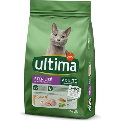Nourriture pour chats Affinity Ultima - Stérilisé, Poulet & Orge - 10kg Nourriture pour chats Affinity Ultima - Stérilisé, Poulet & Orge - 10kg