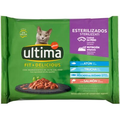 Ultima Cat Sterilized - Nassfutter für Katzen - 7,5 kg + Fischauswahl Ultima Cat Sterilized - Nassfutter für Katzen - 7,5 kg + Fischauswahl