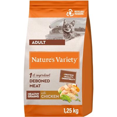 Nature's Variety Original voor Volwassen Kat - Kip - 1.25 KG Nature's Variety Original voor Volwassen Kat - Kip - 1.25 KG