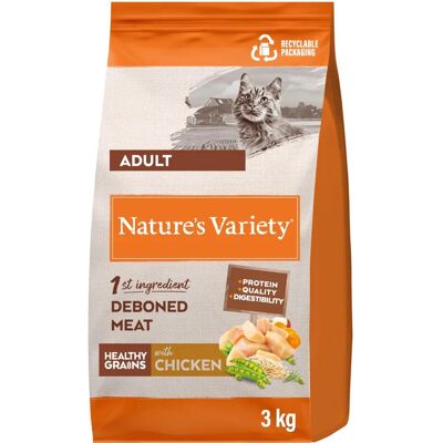 Nature's Variety Botvrij Kippenvoer voor Volwassen Katten Nature's Variety Botvrij Kippenvoer voor Volwassen Katten