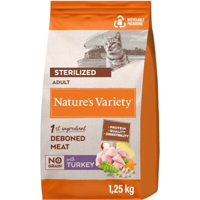 Nature's Variety Croquettes Nature’s Variety Original z indykiem dla wysterylizowanych kotów 1,25 kg Nature's Variety Croquettes Nature’s Variety Original z indykiem dla wysterylizowanych kotów 1,25 kg