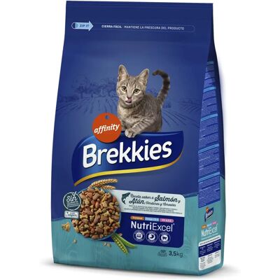 Nourriture pour chats Brekkies Nutri Excel au saumon et thon - 3,5 kg Nourriture pour chats Brekkies Nutri Excel au saumon et thon - 3,5 kg