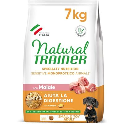 Natural Trainer Sensitive Zonder Glutenvrij Kleine & Toy Hondenvoer - 7kg Natural Trainer Sensitive Zonder Glutenvrij Kleine & Toy Hondenvoer - 7kg
