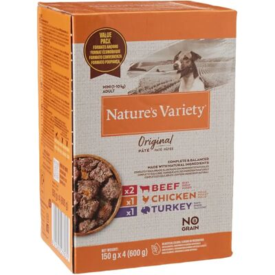 Nature’s Variety Sans Céréales Mini Pack - Nourriture pour chiens Nature’s Variety Sans Céréales Mini Pack - Nourriture pour chiens