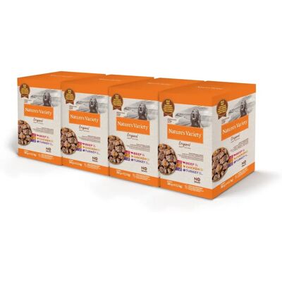 Nature's Variety No Grain Medium/Maxi Adult hondenvoer - Rundvlees, Kip, Kalkoen Nature's Variety No Grain Medium/Maxi Adult hondenvoer - Rundvlees, Kip, Kalkoen