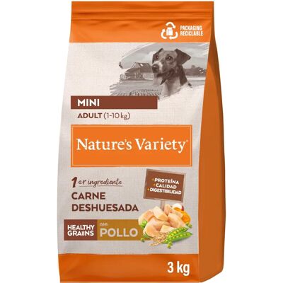 Nature's Variety Mini Adult Kippenvoer - 3 kg Nature's Variety Mini Adult Kippenvoer - 3 kg