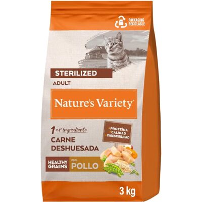 Nourriture humide stérilisée pour chats Nature’s Variety - Poulet 3kg - Publicité Nourriture humide stérilisée pour chats Nature’s Variety - Poulet 3kg - Publicité